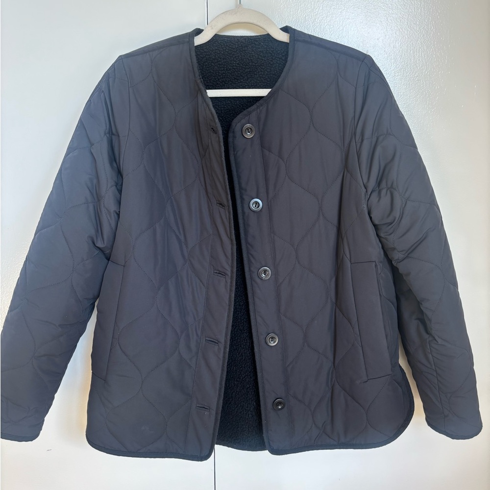 COS Women’s Black Quilted Jacket